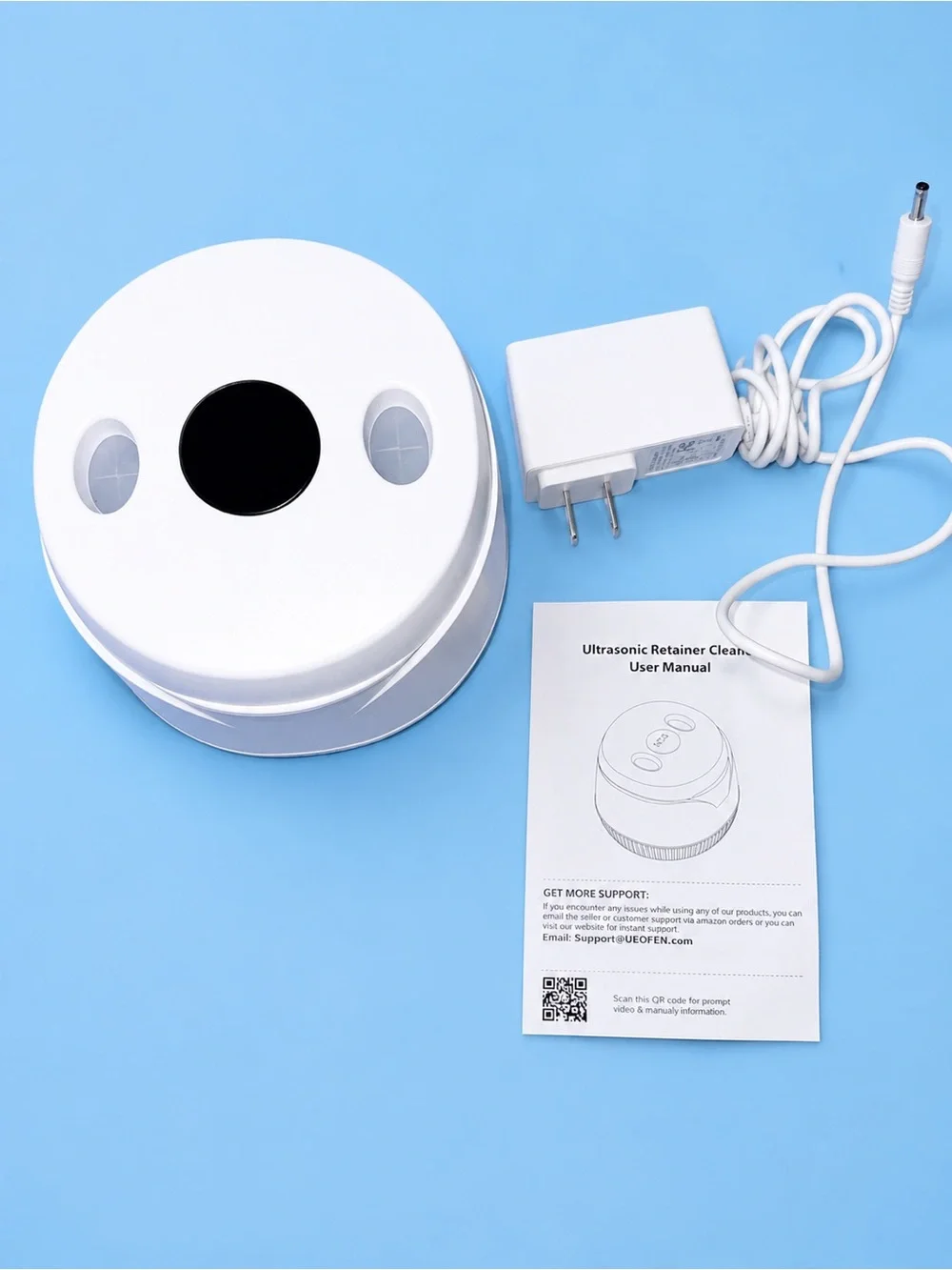 Ultrasonic Retainer, Jewelry Etc Cleaner - White NIB Retail $39